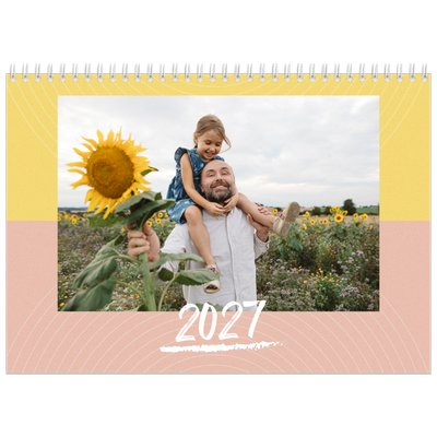 Calendario A4 Doppio — Colore e motivo [copertina]