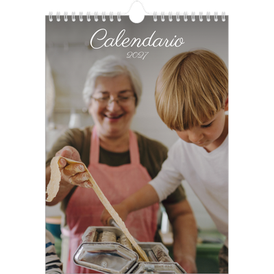 Calendario personalizzato A4 — Mese scritto a mano [copertina]