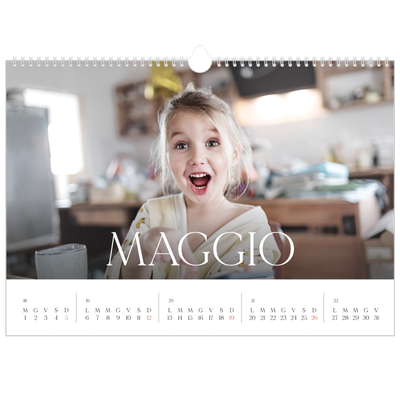 Calendario A3 orizzontale  — Dodici grandi mesi [copertina]