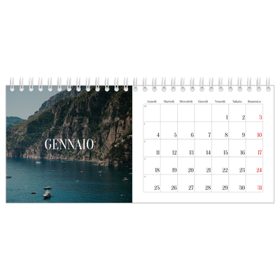 Calendari da tavolo — Fuga infinita [Gennaio]