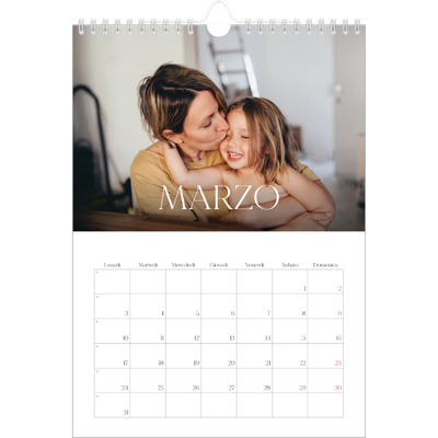 Calendario personalizzato A4 — Dodici grandi mesi [Marzo]