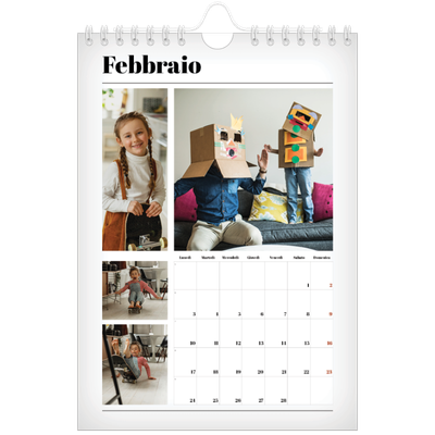 Calendario fotografico A5 — Fresco di stampa [Febbraio]