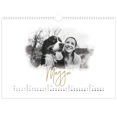 Calendario A3 orizzontale  — Effetti fotografici [Maggio]