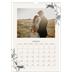 Calendario A3 verticale — Inchiostro e edera [Gennaio]