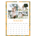 Calendario A3 verticale — Carta da parati floreale [copertina]
