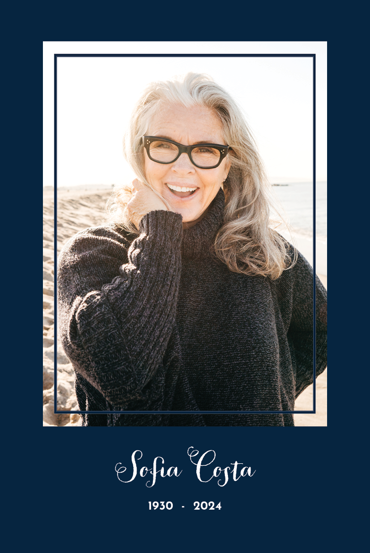 Biglietti di ringraziamento — Omaggio al blu