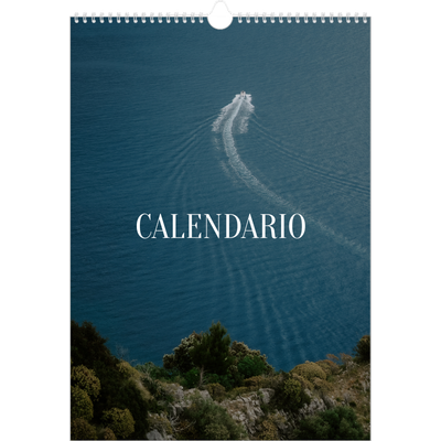 Calendario A3 verticale — Fuga infinita [copertina]