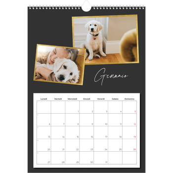 Calendario personalizzato A3 — Tanti ricordi
