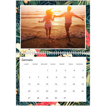 Calendario A4 Doppio — Vegetazione vivace