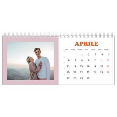 Calendari da tavolo — Cornici retrò [Aprile]