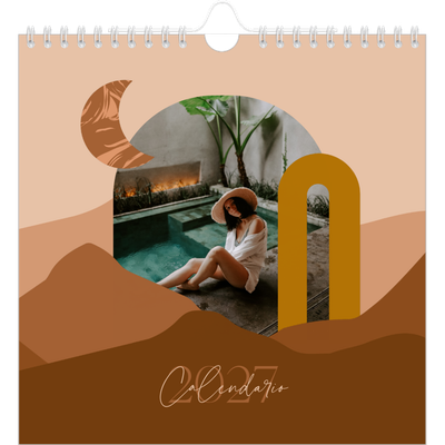 Calendari quadrati — Montagne [copertina]