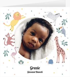 Biglietto Di Ringraziamento Battesimo - Foto 10