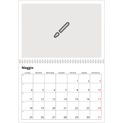 Calendario A4 Doppio — Disegna il tuo prodotto [copertina]