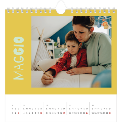 Calendari quadrati — Divertente colorato [copertina]