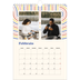 Calendario personalizzato A4 — Strisce retro [Febbraio]