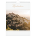 Calendario personalizzato A4 — Banner di script d'oro [copertina]