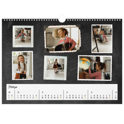 Calendario A3 orizzontale  — Collezione di immagini [Marzo]
