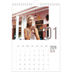 Calendario personalizzato A4 — Mesi numerati [Gennaio]