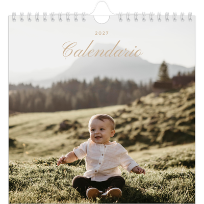 Calendari quadrati — Scatole con strisce fotografiche [copertina]
