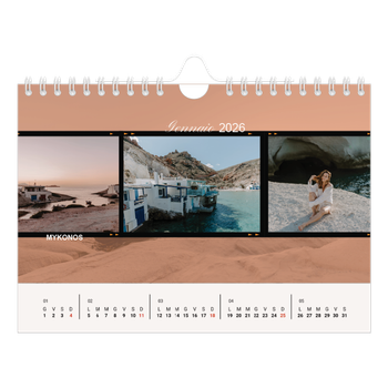 Calendario Fotografico A5 Orizzontale — Avventura