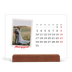 Calendario con supporto in legno orizzontale  — Firmato in cremisi [copertina]