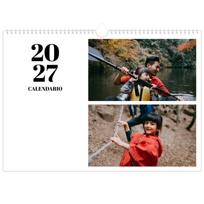 Calendario A3 orizzontale  — Serif e momenti [copertina]