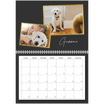 Calendario A4 Doppio — Tanti ricordi