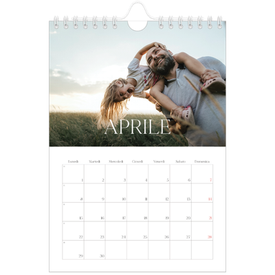 Calendario fotografico A5 — Dodici grandi mesi [Aprile]