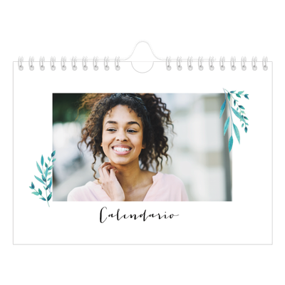 Calendario fotografico A5 — Illustrazioni floreali [copertina]