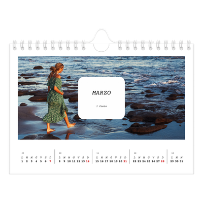 Calendario fotografico A5 — Tutta la storia [Marzo]