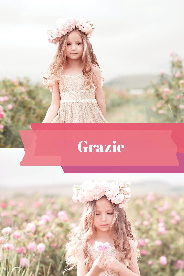 Biglietti di ringraziamento — Nastro rosa