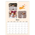 Calendario A3 verticale — Zampette di cane e scarabocchi [copertina]
