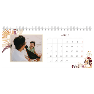 Calendari da tavolo — Boho [Aprile]