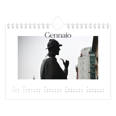 Calendario fotografico A5 — Il mio diario di viaggio [Gennaio]