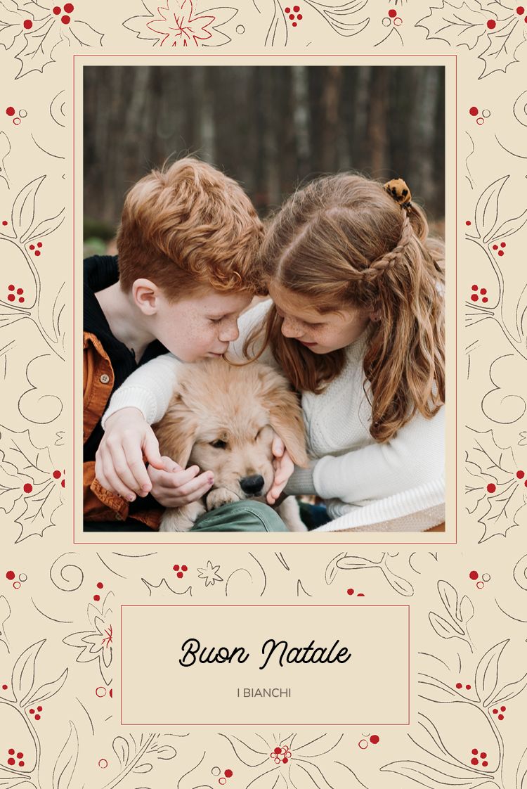 Biglietti — Fogliame nel sottobosco