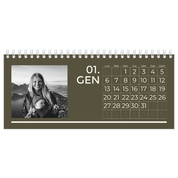 Calendario Fotografico da Tavolo — Contemporaneo