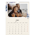 Calendario personalizzato A4 — Fiori dipinti [Gennaio]