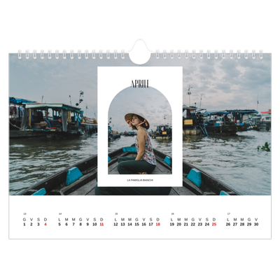 Calendario fotografico A4 — L'arco aperto [Aprile]