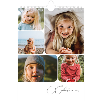 Calendario fotografico A5 — Istantanee e scrittura [copertina]