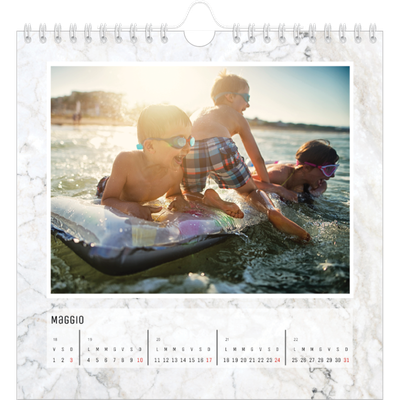 Calendari quadrati — Sfondi marmo [copertina]