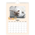 Calendario fotografico A5 — Zampette di gatto e scarabocchi [Gennaio]