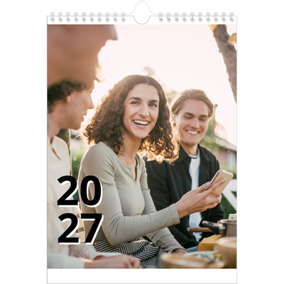 Calendario personalizzato A4 — Stile lettera [copertina]