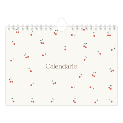 Calendario fotografico A5 — Ciliegie [copertina]