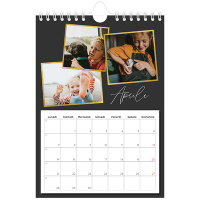 Calendario fotografico A5 — Tanti ricordi [Aprile]