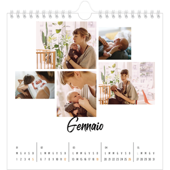 Calendario Fotografico Quadrato — Questo sono io
