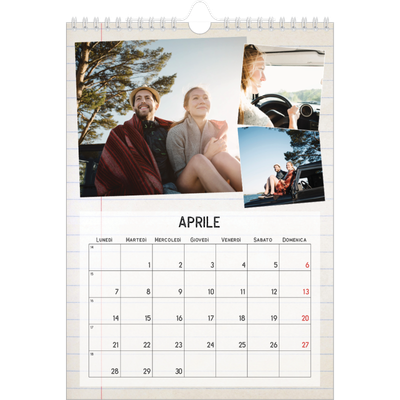 Calendario personalizzato A4 — Parts unknown [Aprile]