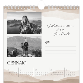 Calendario Fotografico Quadrato — Citazioni