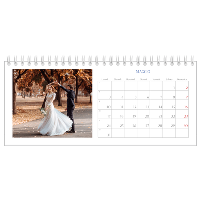 Calendari da tavolo — Classico cobalto [Maggio]
