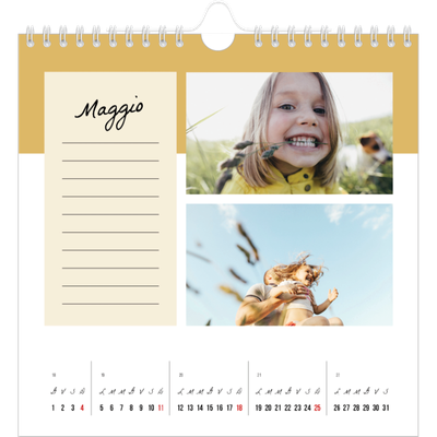 Calendari quadrati — Calendario delle cose da fare [copertina]