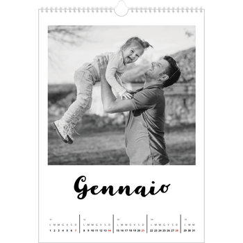 Calendario personalizzato A3 — Scritto a mano